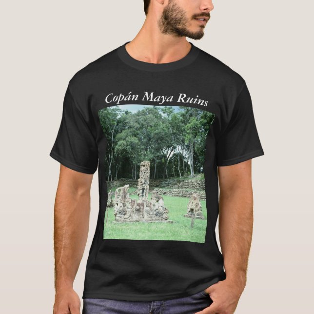 Archeological Site Mayan City of Copan Honduras T-Shirt (Front)