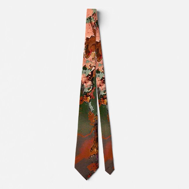 Archeology Dig Abstract Necktie (Front)