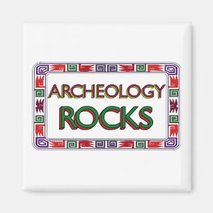 Archeology Rocks Magnet
