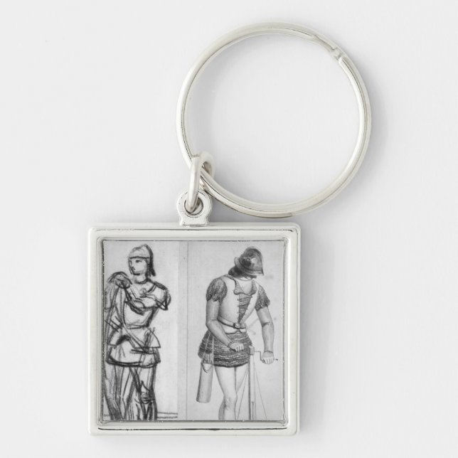 Archer and crossbowman keychain (Front)