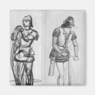 Archer and crossbowman magnet