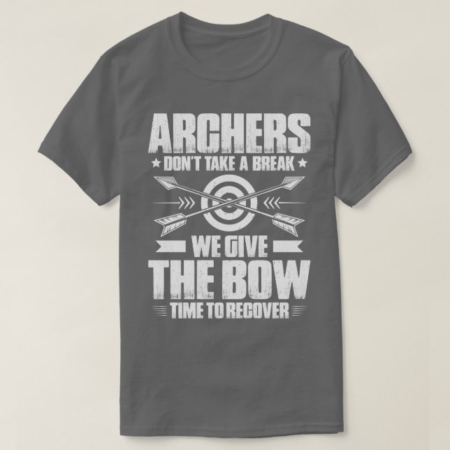 Archer Archery Bow Hunting Bowman Arrow Bow Hunter T-Shirt (Design Front)