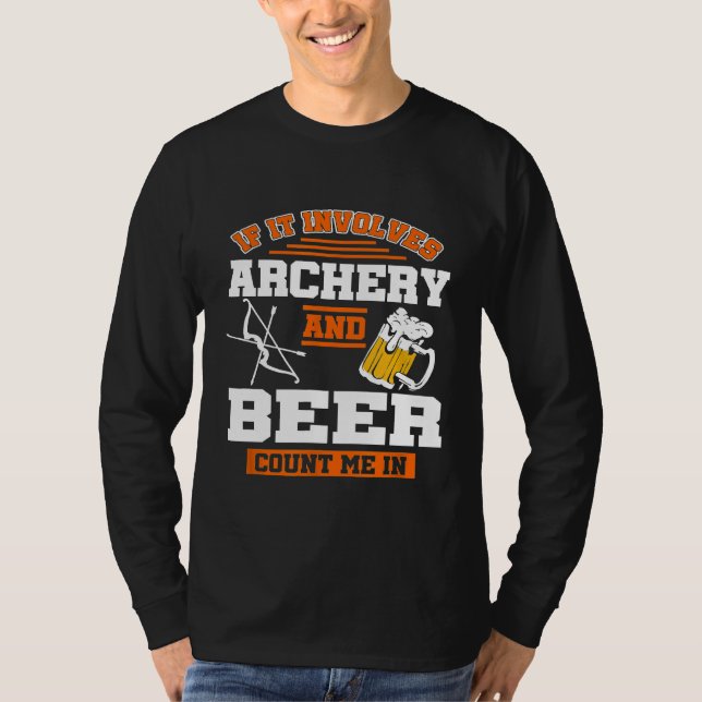 Archer Archery Bowhunter T-Shirt (Front)