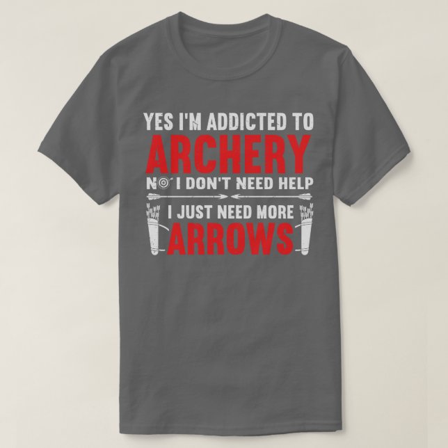 Archer Arrow Bow hunting Sport Gift Archery (10)  T-Shirt (Design Front)