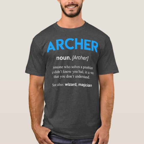 Archer definition Archery  T_Shirt