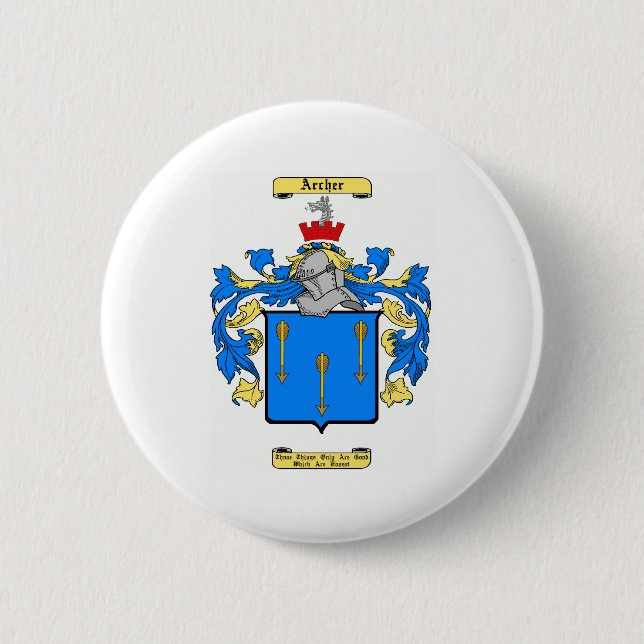 archer (en) pinback button (Front)
