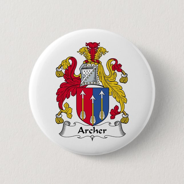 Archer Family Crest Button (Front)
