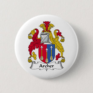 Archer Family Crest Button