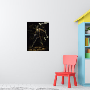 Archer full body with steampunk style poster