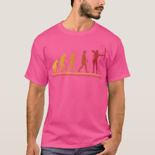 Archer Funny Bow Shooting Archery Evolution T-Shirt