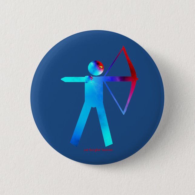 Archer in Color Button (Front)