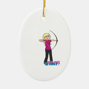 Archer - Light Ceramic Ornament