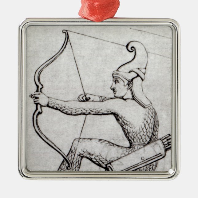 Archer Metal Ornament (Front)