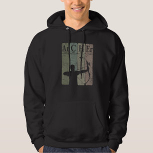 Archer Periodic Table Elements Bow Hunting Archery Hoodie
