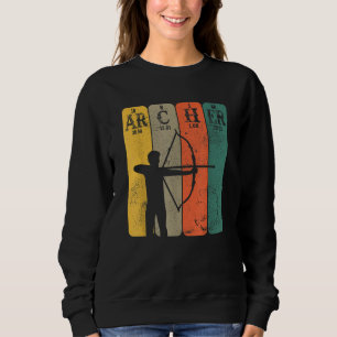 Archer Periodic Table Elements Bow Hunting Archery Sweatshirt