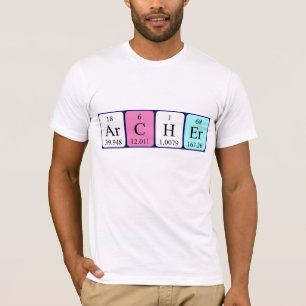 Archer periodic table name shirt