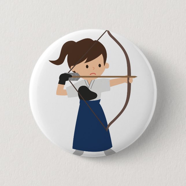 Archer Pinback Button (Front)
