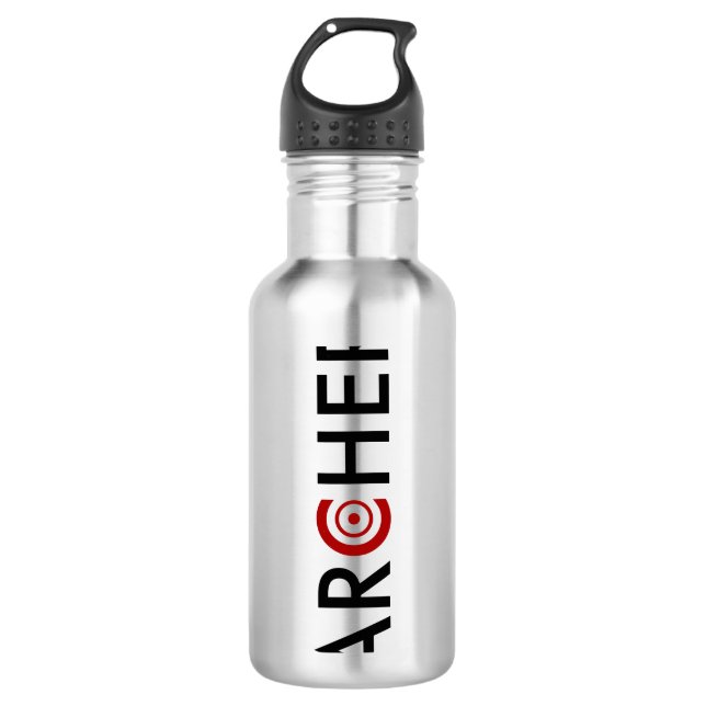 Archer Stainless Steel Water Bottle (Front)