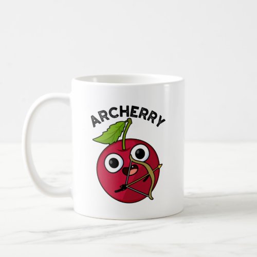 Archerry Funny Fruit Archery Pun  Coffee Mug