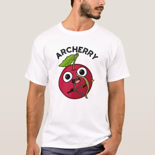 Archerry Funny Fruit Archery Pun  T_Shirt