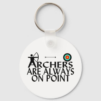 Archers Are Always On Point Keychain