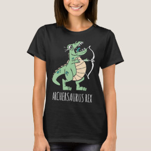 Archersaurus Rex Dinosaur rex Dino Archer Archery T-Shirt