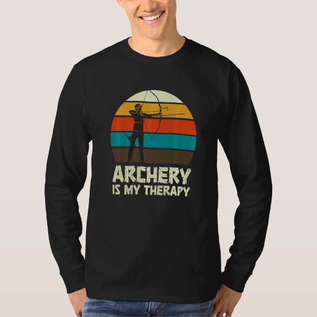 Archery Archer Bow Hunting Fun T-Shirt (Front)