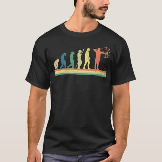 Archery Archer Evolution Retro Gift  T-Shirt