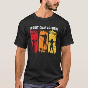 Archery Archers Traditional Archery Heritage Skil T-Shirt