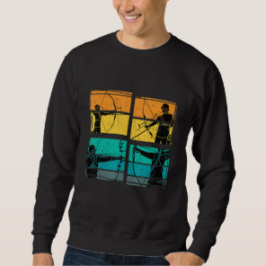 Archery Archery Archery Retro Vintage Sweatshirt