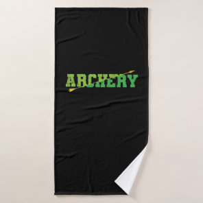 Archery archery arrow bath towel