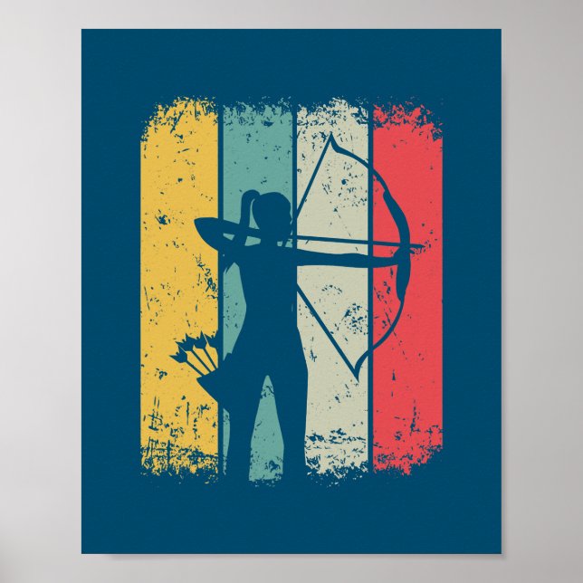 Archery Arrow Bow Archery Archer  Poster (Front)