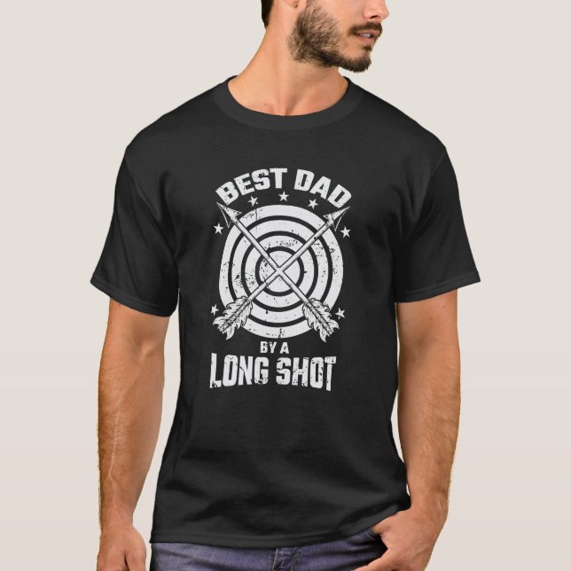Archery Best Dad By a Long Shot T-Shirt (Front)