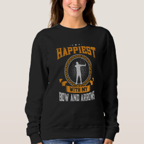 Archery Bow Arrow Archer Premium Sweatshirt