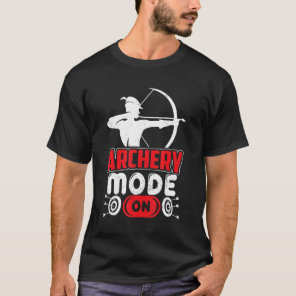 Archery Bowman Bowhunter Bow And Arrow Bow Hunting T-Shirt
