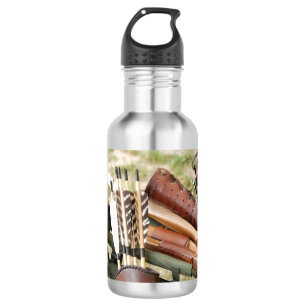 Archery Bows, Arrows and Quivers Water Bottle