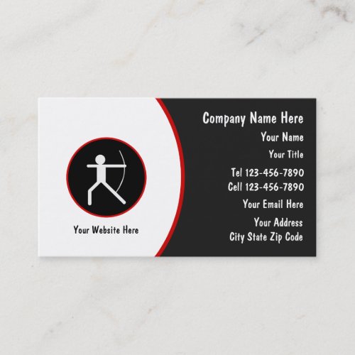 Archery Business cards