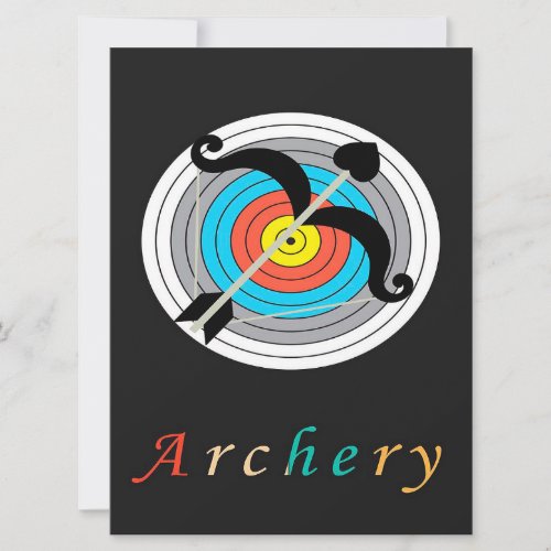 Archery Canvas  Dcor Room  Gift Birthday 