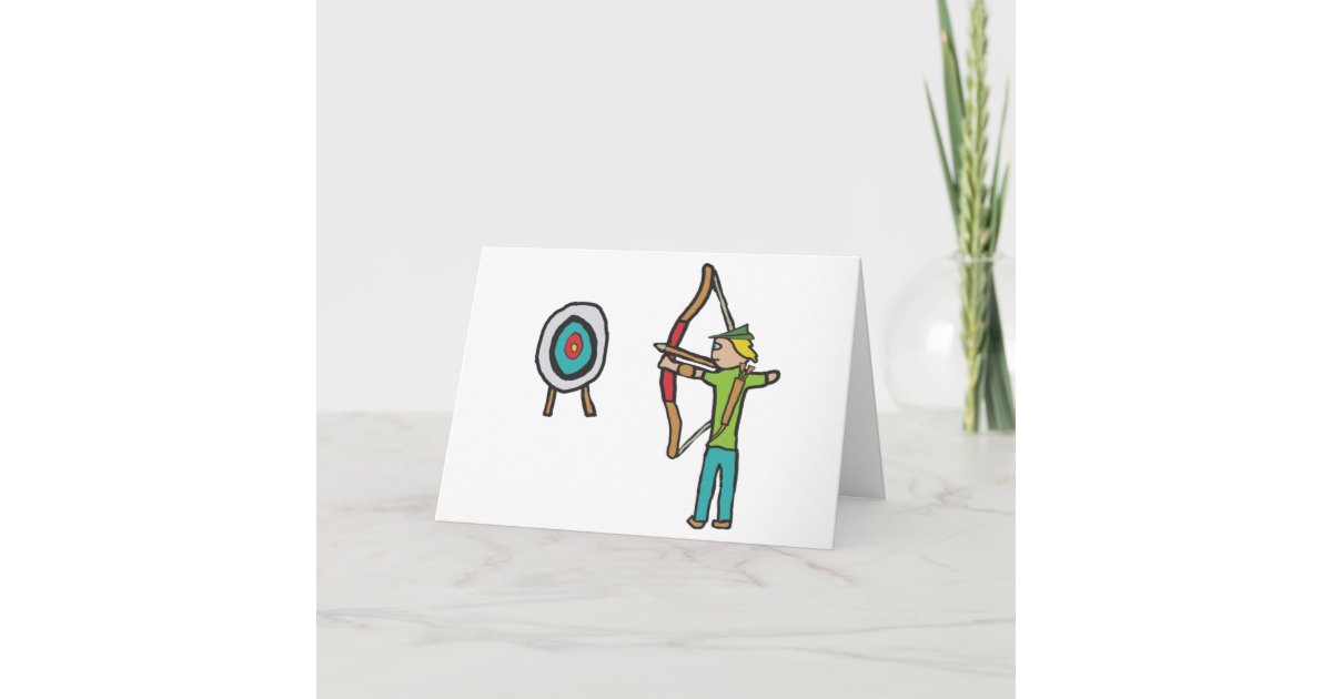 Archery Card Zazzle