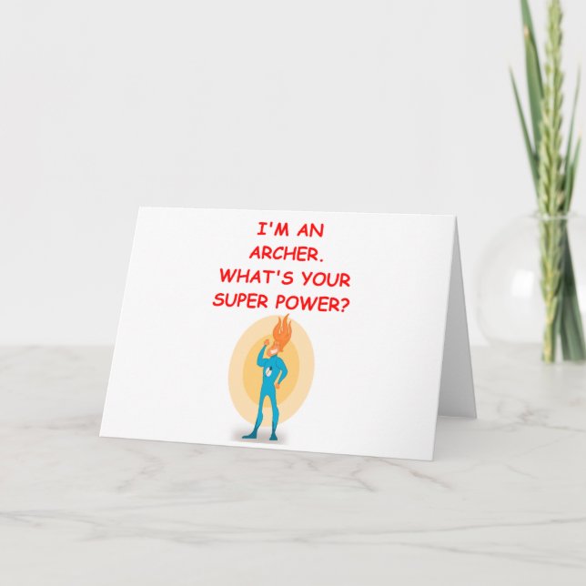 archery card (Front)