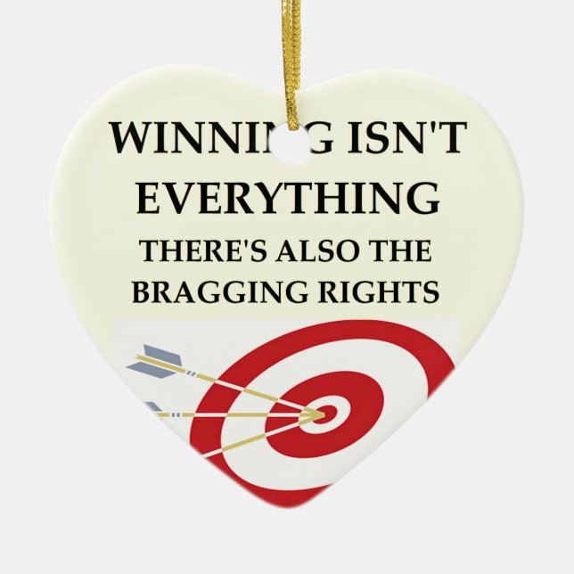 archery ceramic ornament (Front)