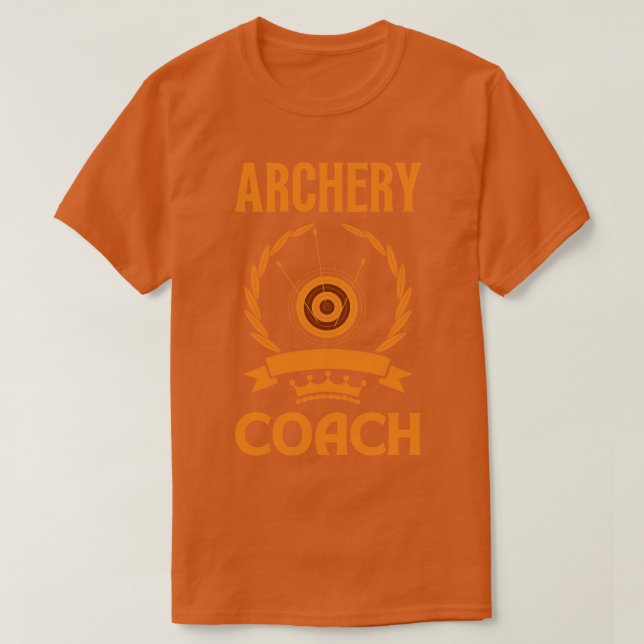 Archery Coach  T-Shirt (Design Front)