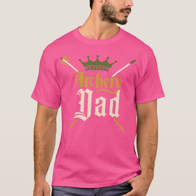 Archery Dad Archery Bow And Arrow T-Shirt (Front)