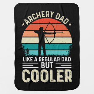 Archery Dad Baby Blanket