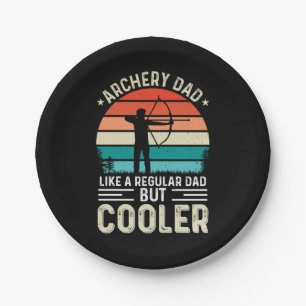 Archery Dad Paper Plates