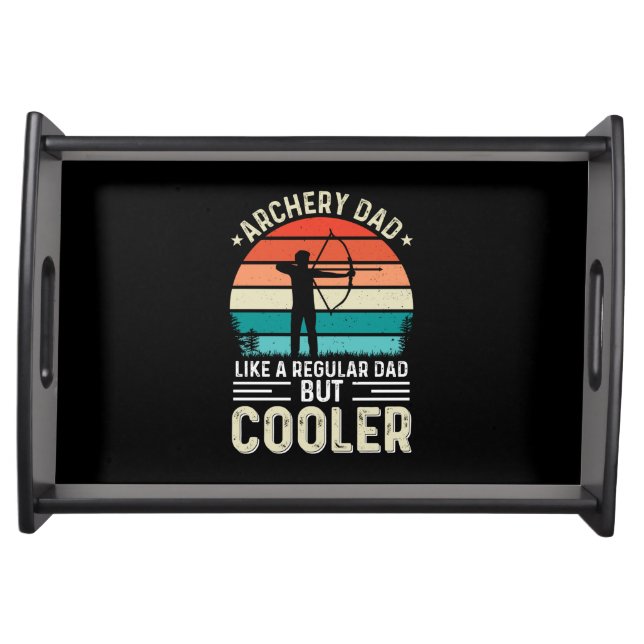 Archery Dad Serving Tray (Front)