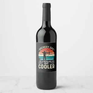 Archery Dad Wine Label