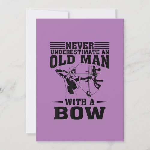 Archery  Deer Bow Hunter Men Grandpa Hunting Save The Date