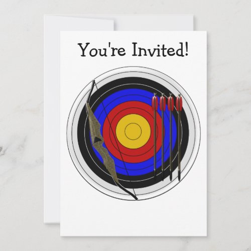 Archery Design Any Occasion Invitation