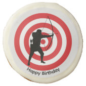 Archery Design Dipped Sugar Cookie (Front)